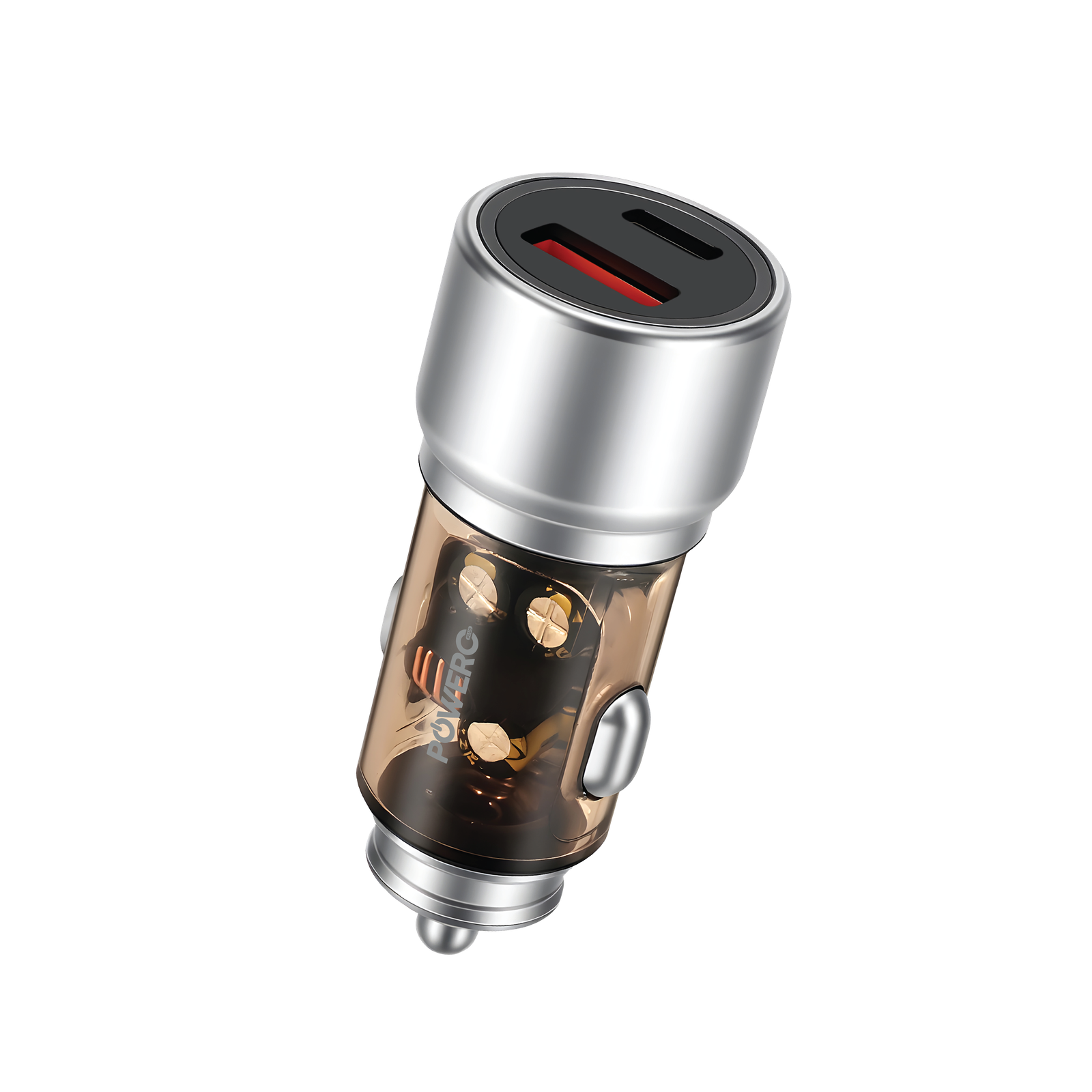 Crysta Dual Port Car Charger 38W
